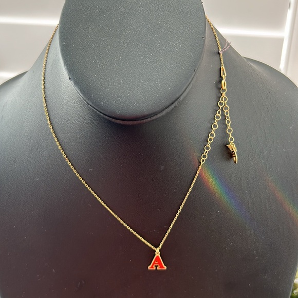 GABI RIELLE NEW
Love in Bloom 14K Gold Vermeil Sterling Silver & Enamel Initial - Picture 6 of 6